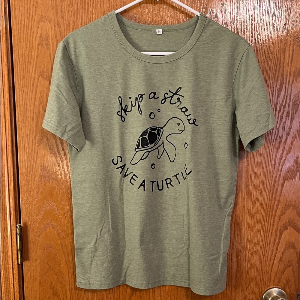 Olive Turtle Tee